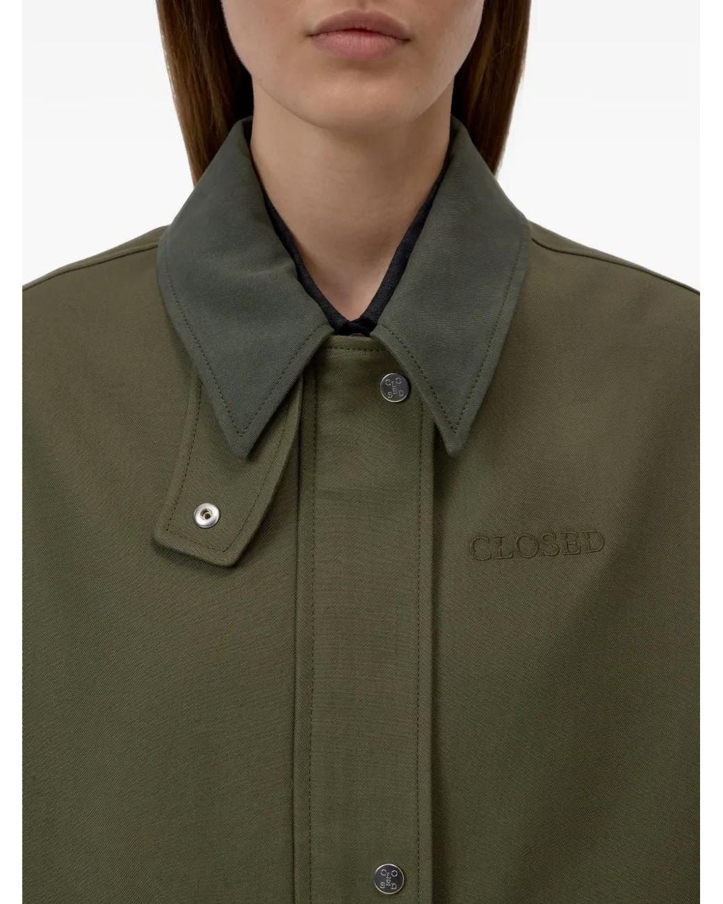 Closed Green Country Cotton-Twill Jacket