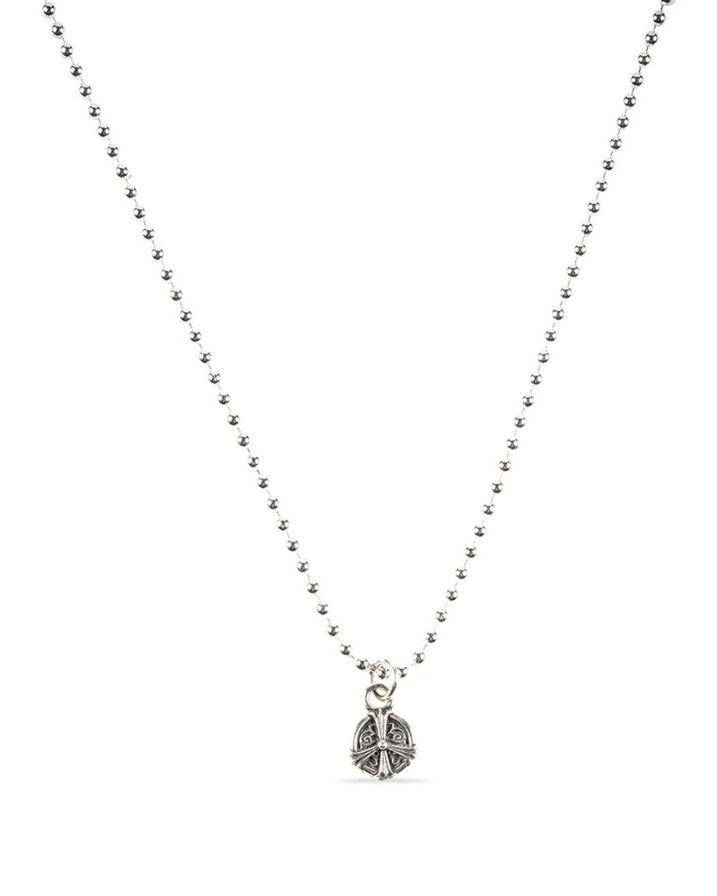 Chrome Hearts Metallic Ball-Chain Necklace for men