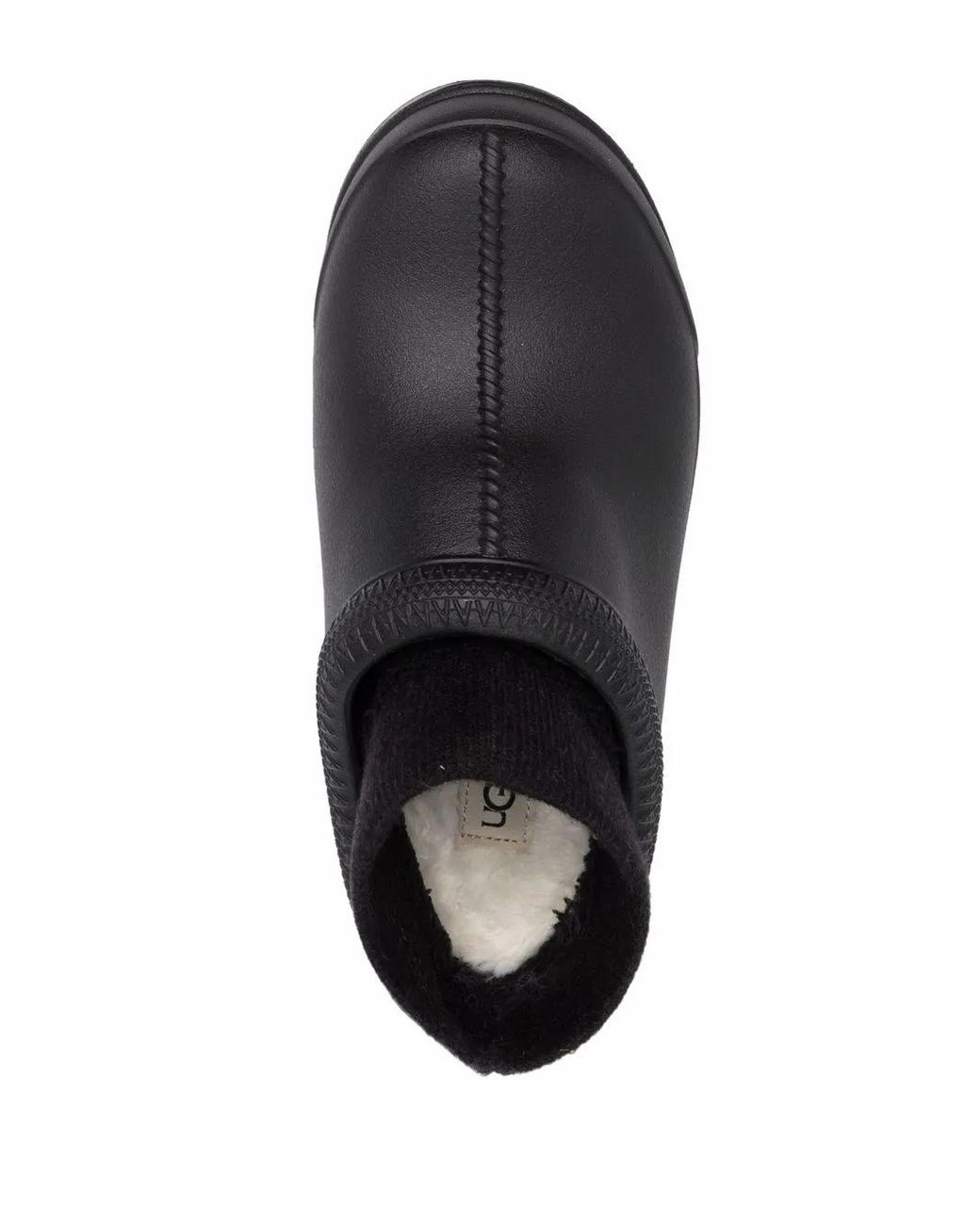 Ugg Black Tasman X Sock-lined Rubber Rain Slippers