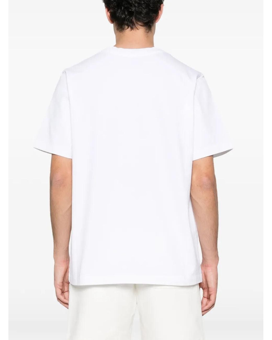 Casablanca White Casa Way Orchid T-Shirt for men