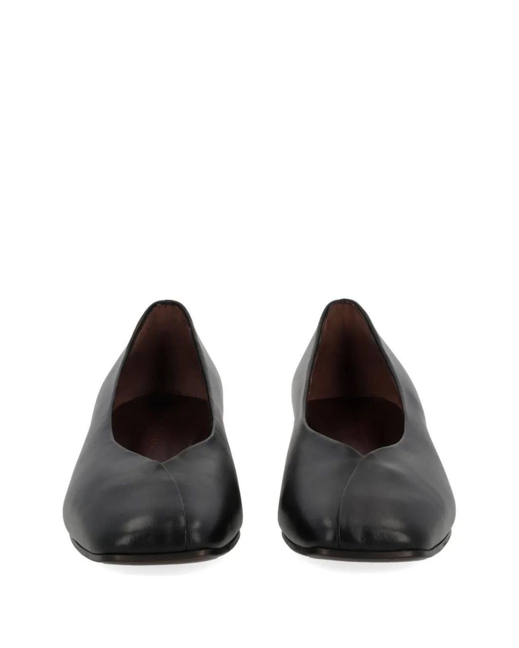 Roberto Festa Black Square Heel Pumps