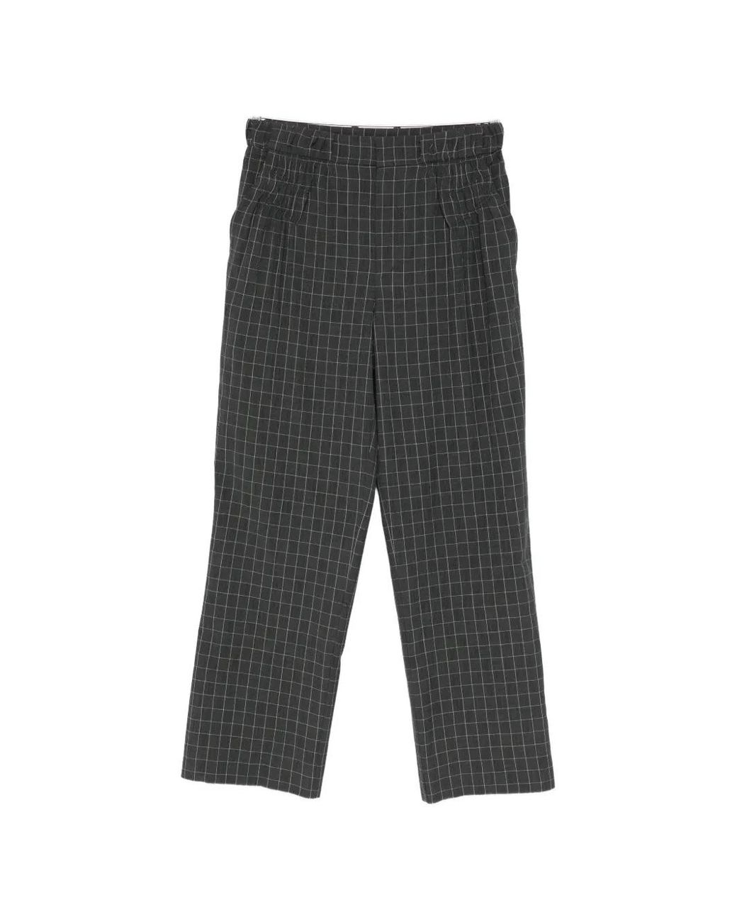 Kiko Kostadinov Gray Minna Gathered Trousers for men
