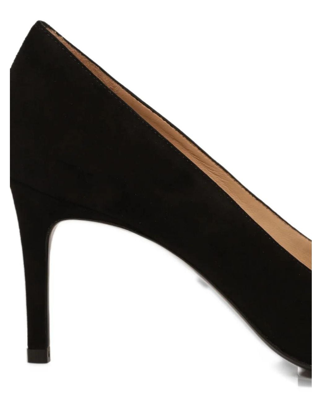 Stuart Weitzman Black Stuart Power Pointed-Toe Pumps