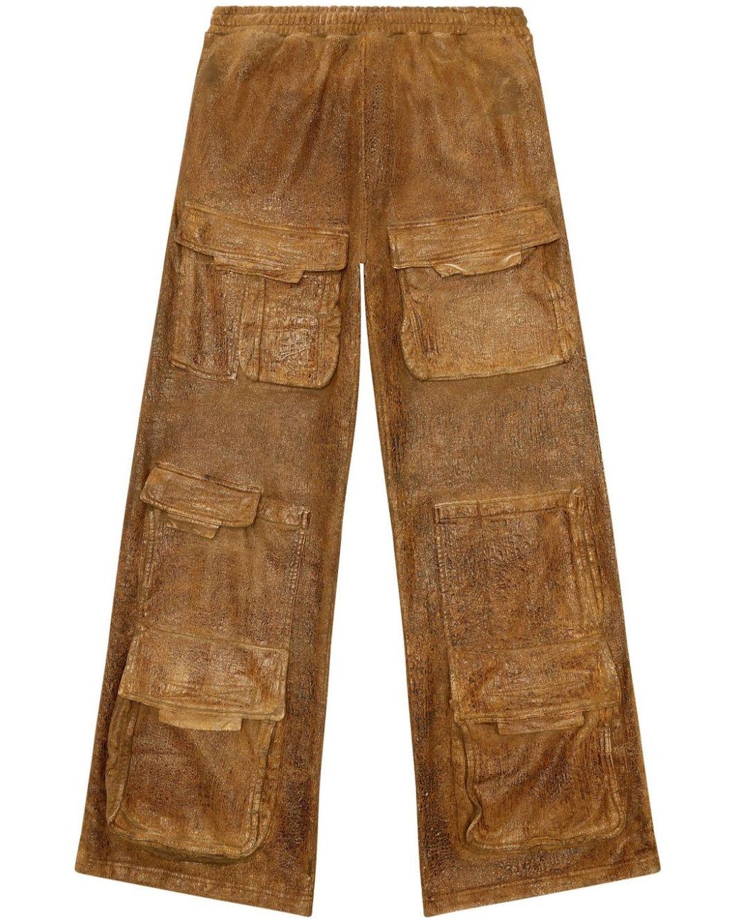 Diesel Men's Cargo Trousers W32 ~L40 BEIGE Relaxed Loose Fit Wide-Leg  defects | eBay