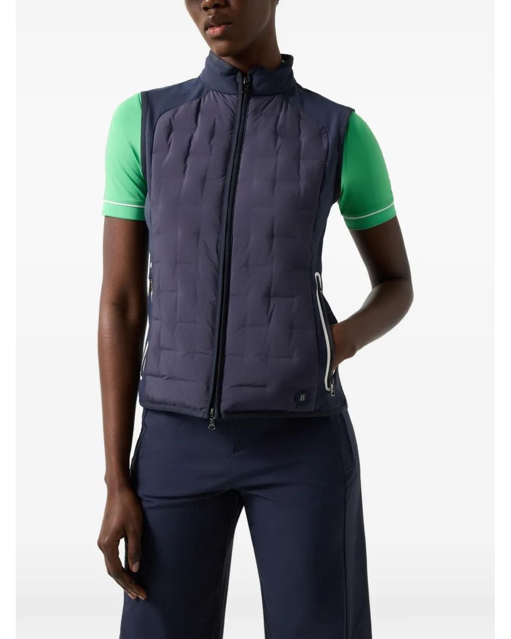 Bogner Blue Lina Quilted Gilet