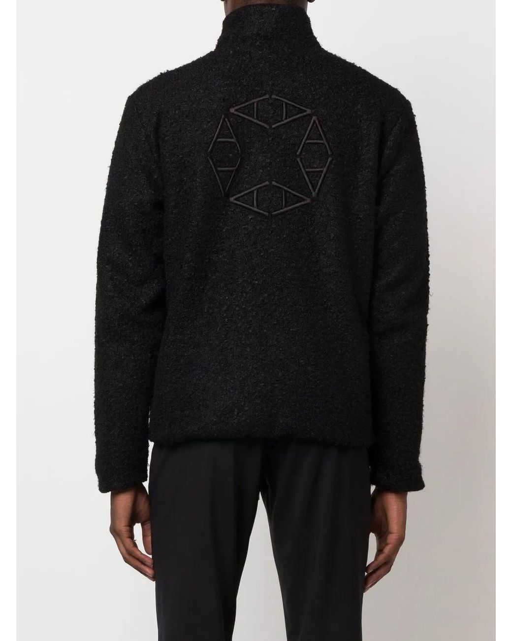 1017 ALYX 9SM Black Elevated Half-Zip Sweater for men