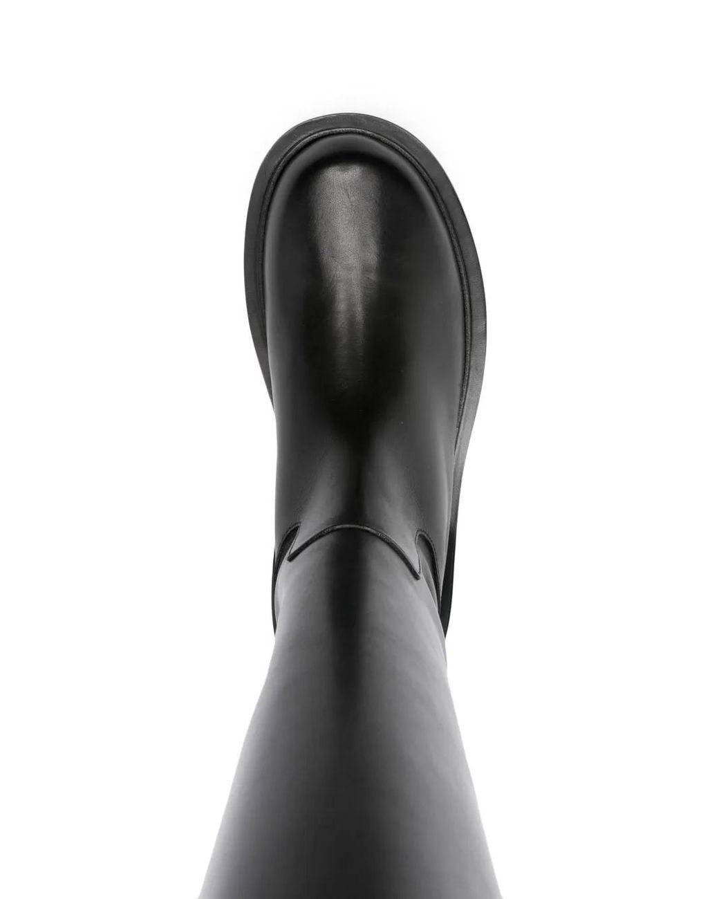 Jil Sander Black Knee-High Boots