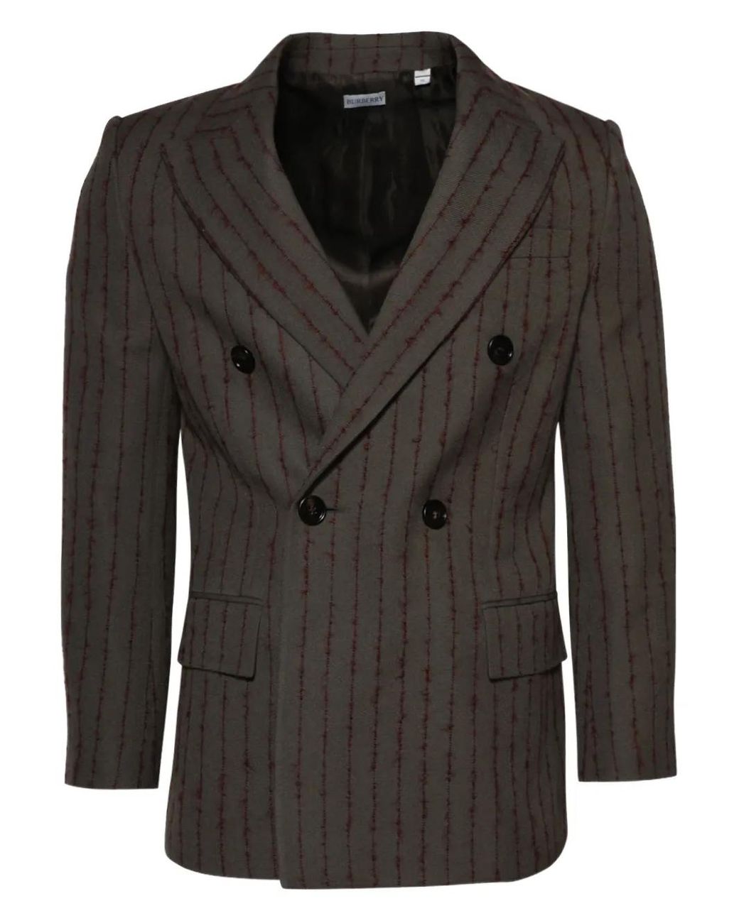 Burberry Black Double-Breasted Blazer for men