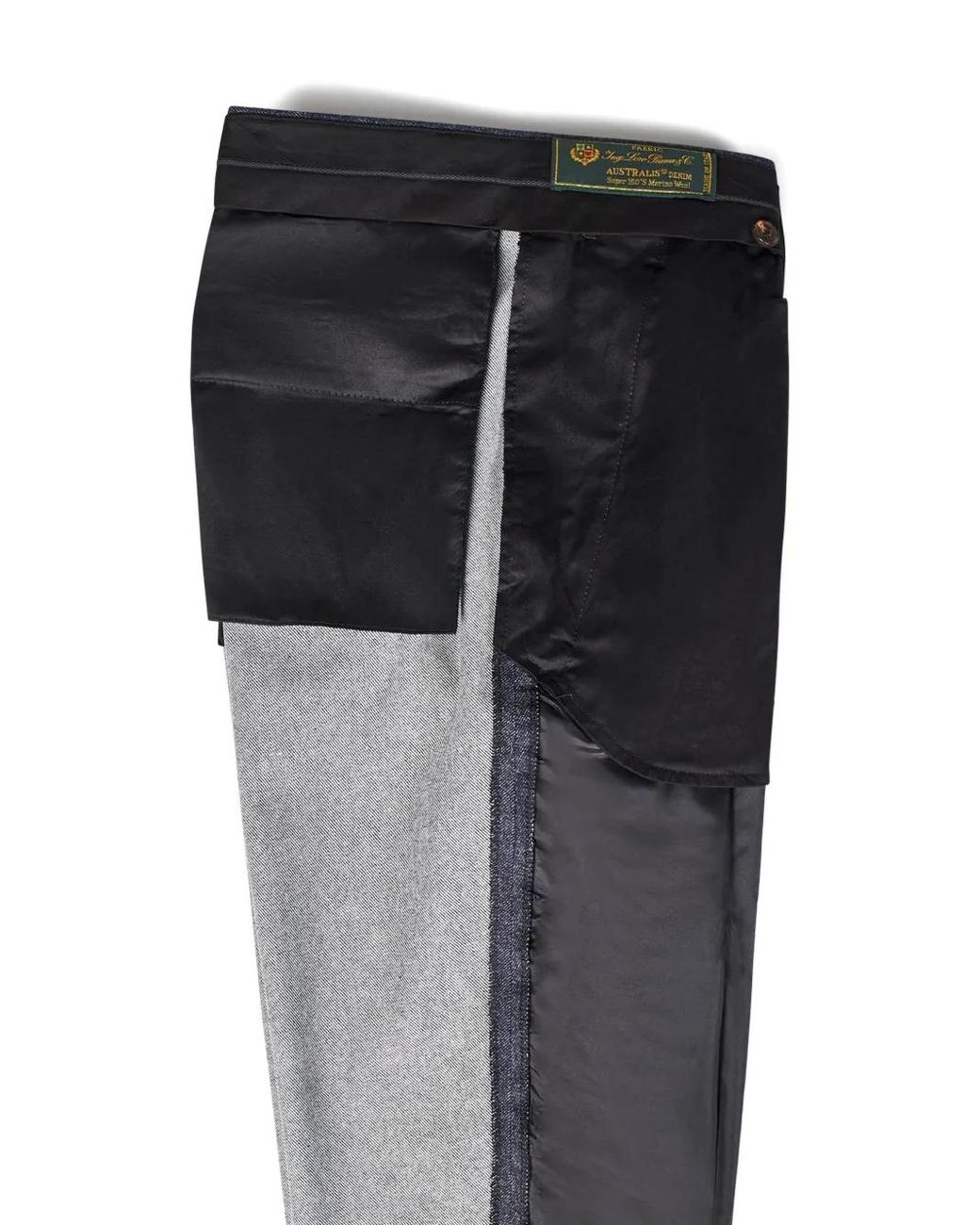Franzese Collection Blue Stefano De Martino Virgin-Wool Trousers for men