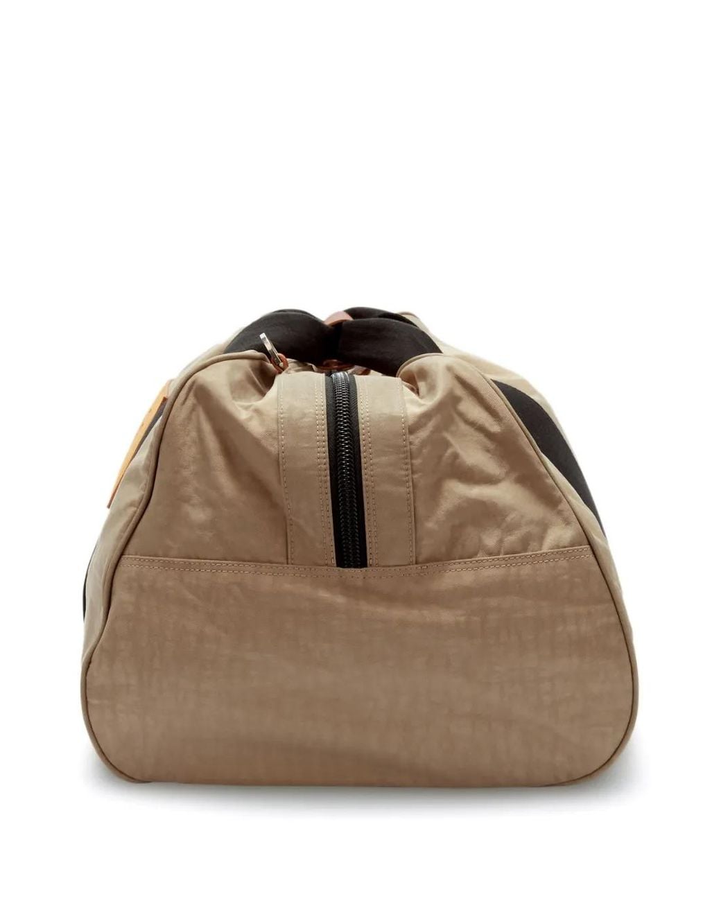 Palm Angels Brown Logo-Patch Holdall Bag