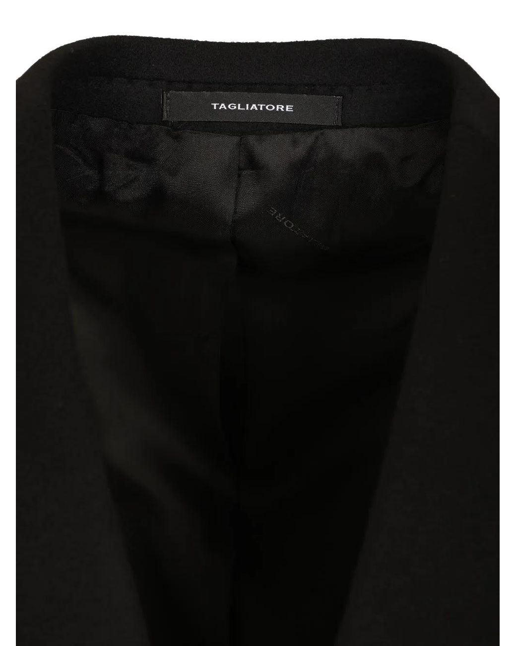 Tagliatore Black Bruce Single-Breasted Coat for men