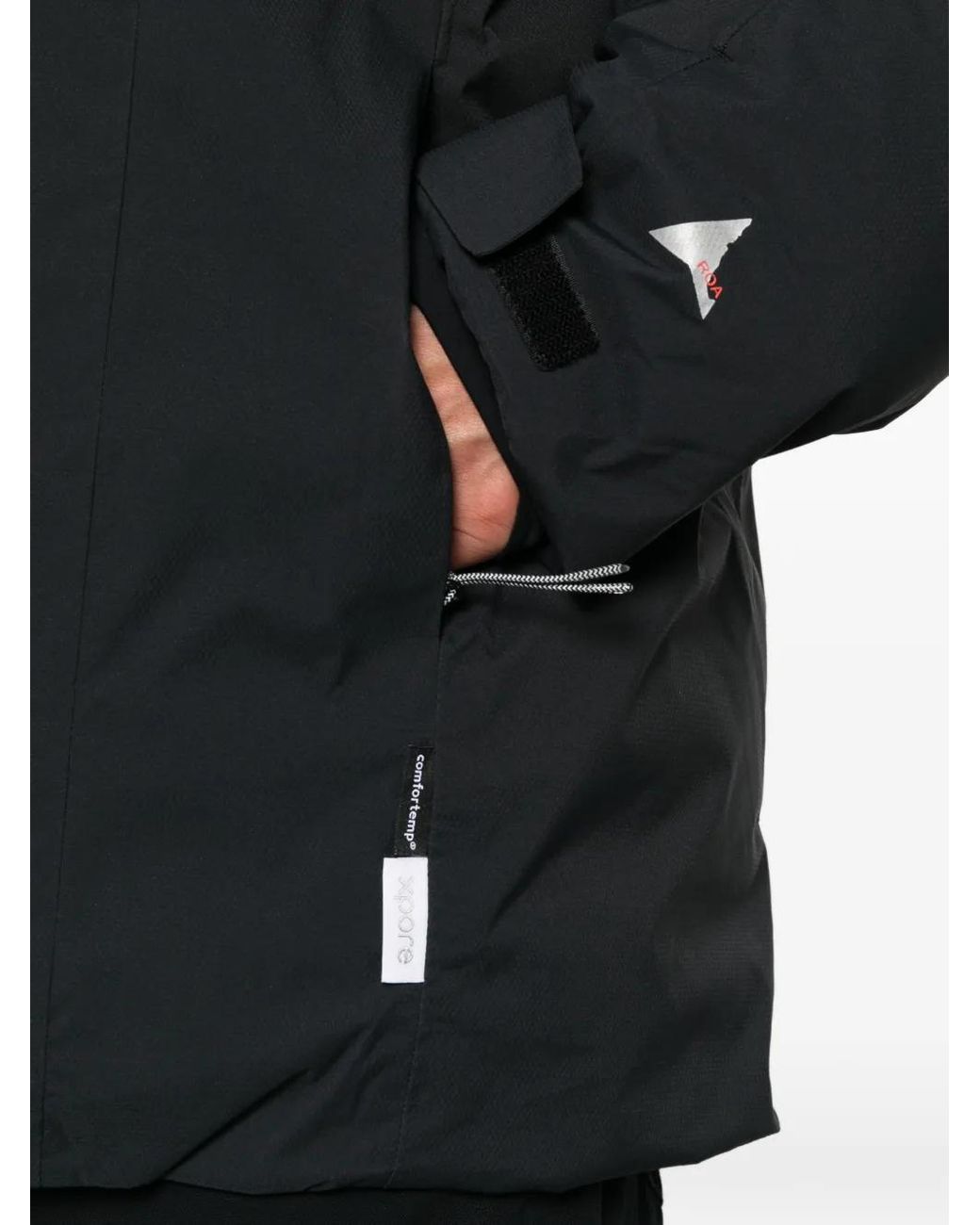 Chaqueta Con Capucha Roa de color Black