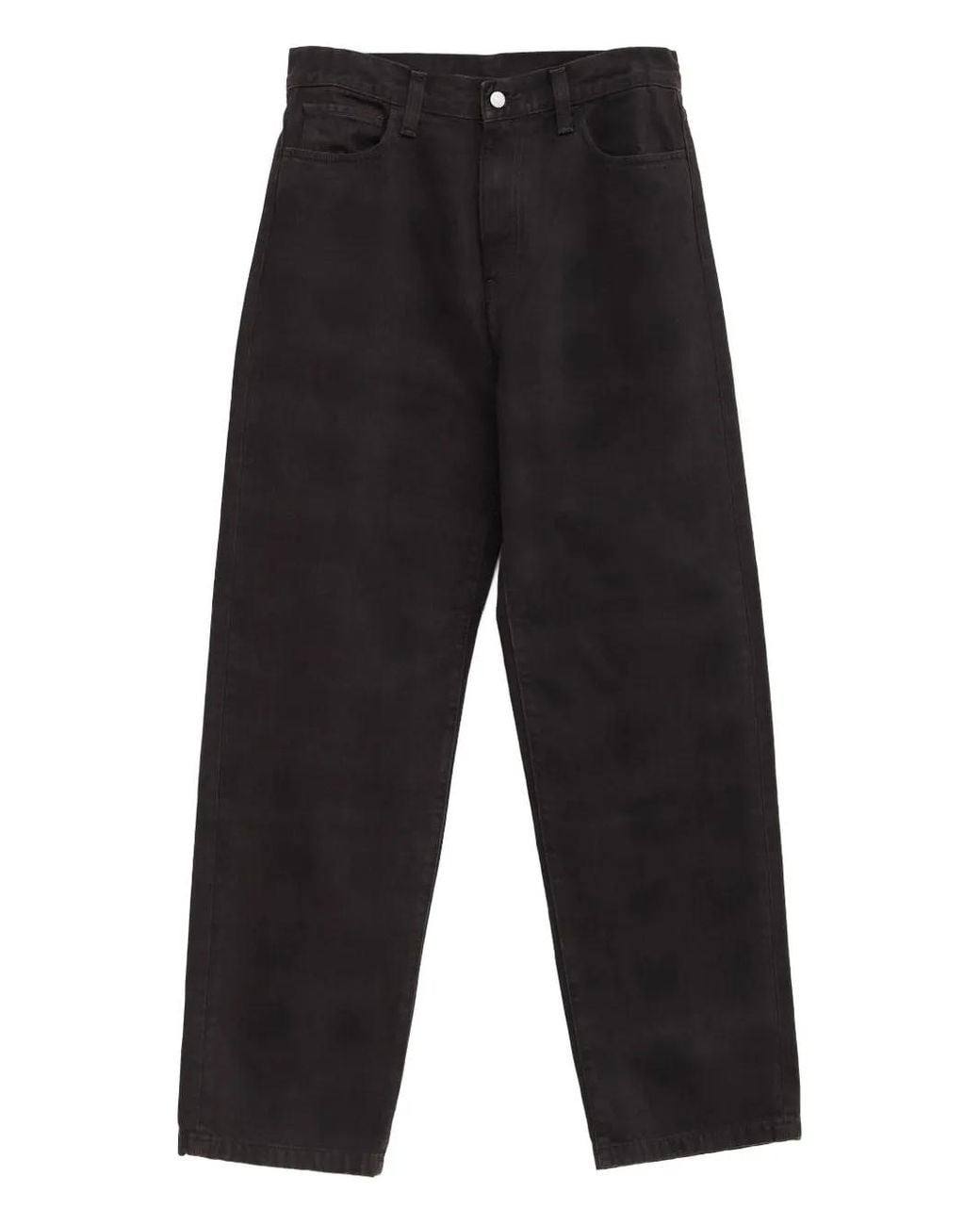 Carhartt Black Everson Check-Patterned Jeans for men