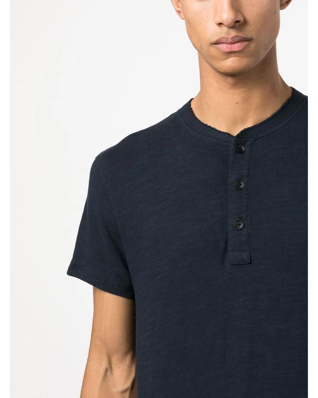 Rag & Bone Blue V-Neck Short-Sleeve T-Shirt for men