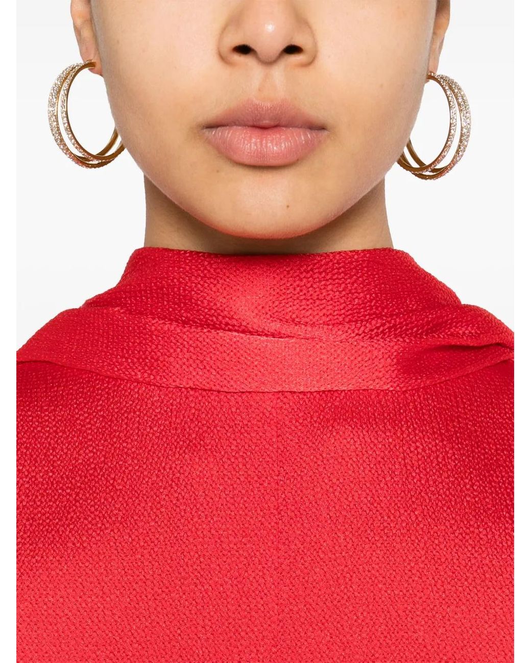 Solace London Red Emelia Maxi Dress