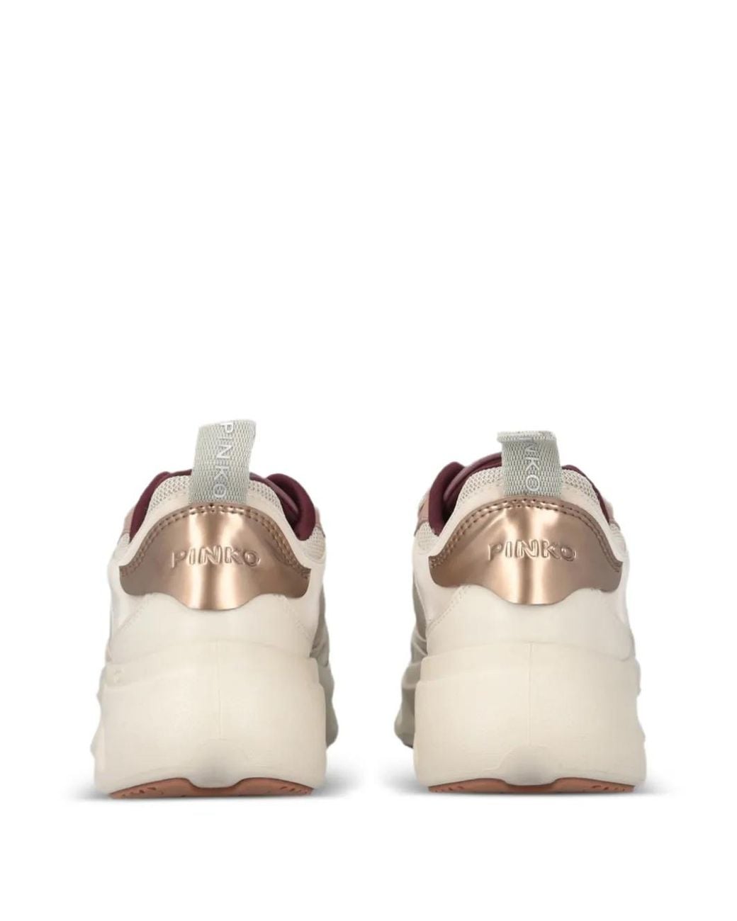 Pinko Natural Logo Appliqué Sneakers