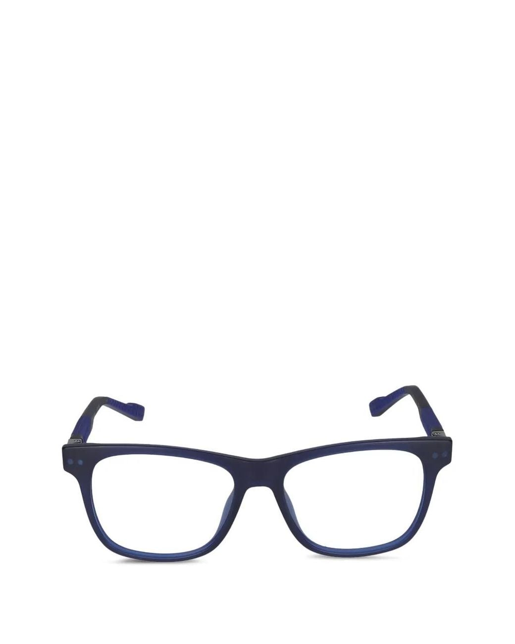 Calvin Klein Blue Square-Frame Glasses for men