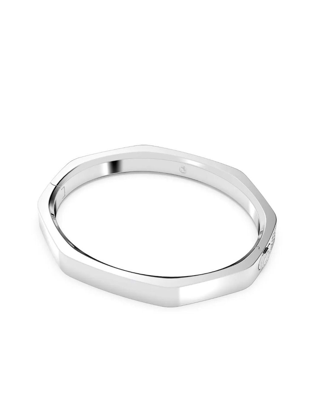 Swarovski White Dextera Crystal-Embellished Bangle Bracelet