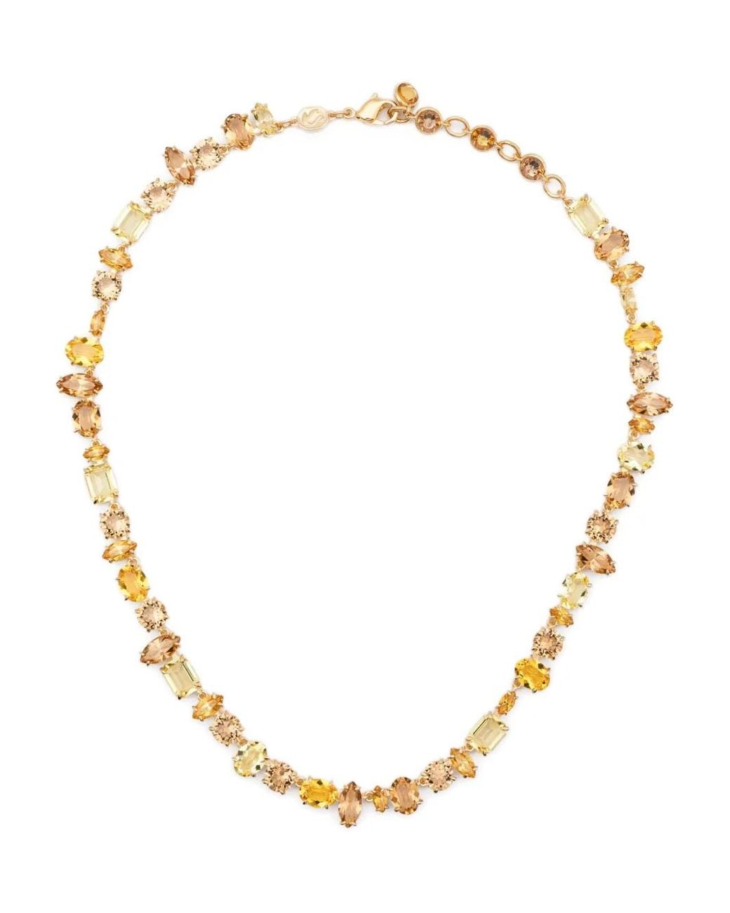 Swarovski Metallic Gema Tennis Necklace