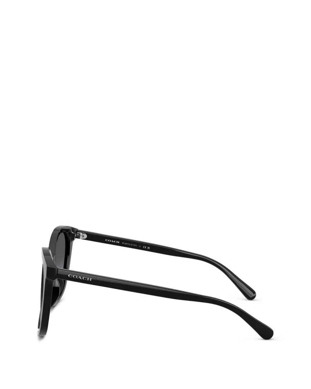 COACH Black Square-Frame Sunglasses