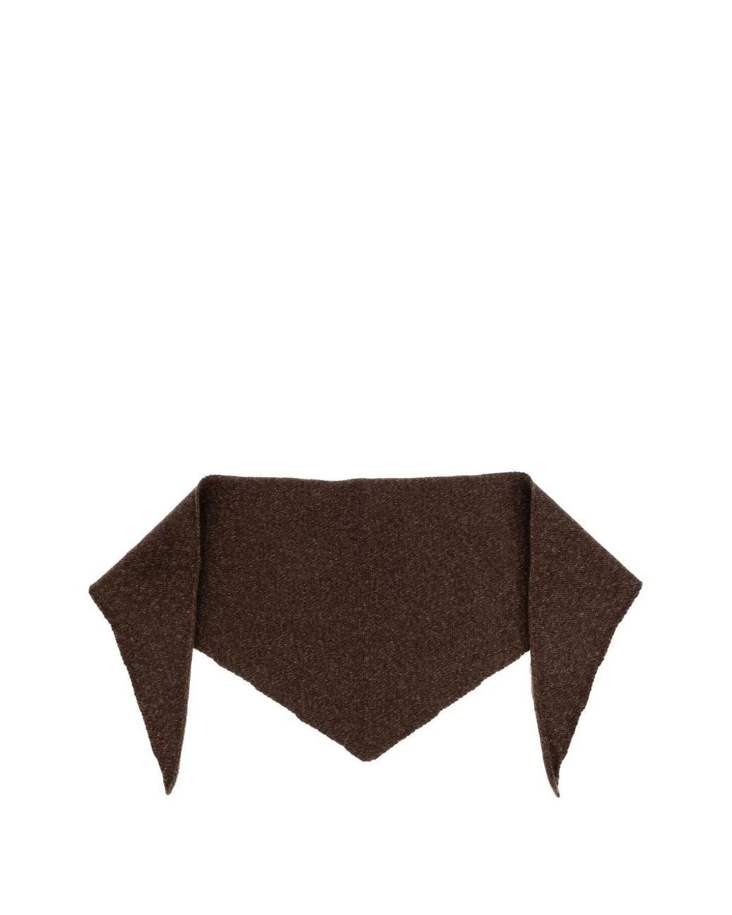 Lisa Yang Brown Mairina Cashmere Scarf