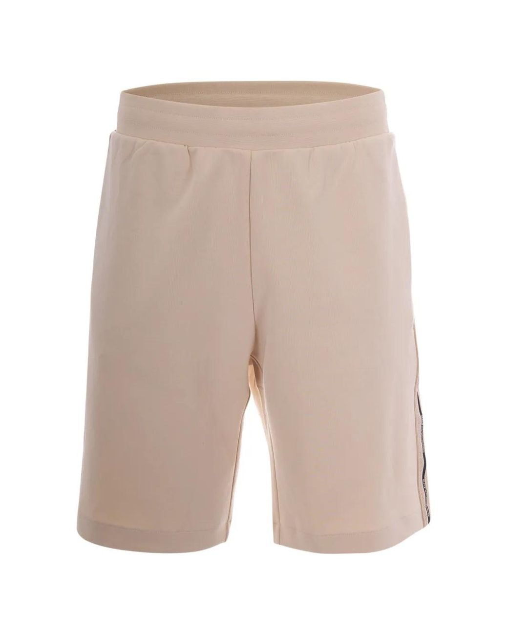 EA7 White Mesh Panel Shorts for men
