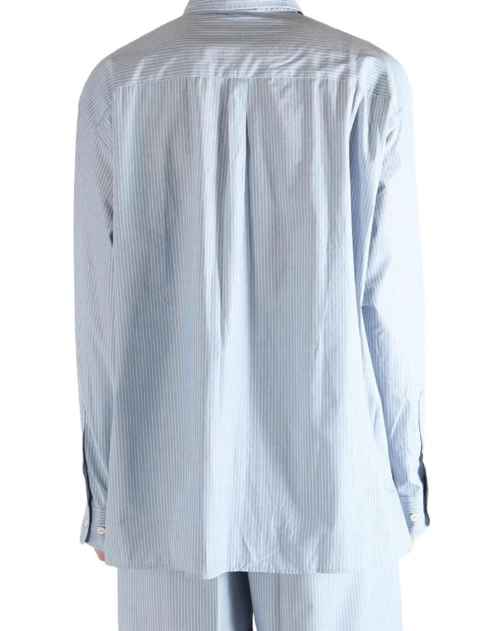 Baserange Blue Striped Long-Sleeve Shirt