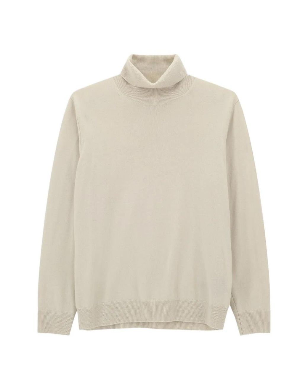 Boggi White Turtleneck Jumper for men
