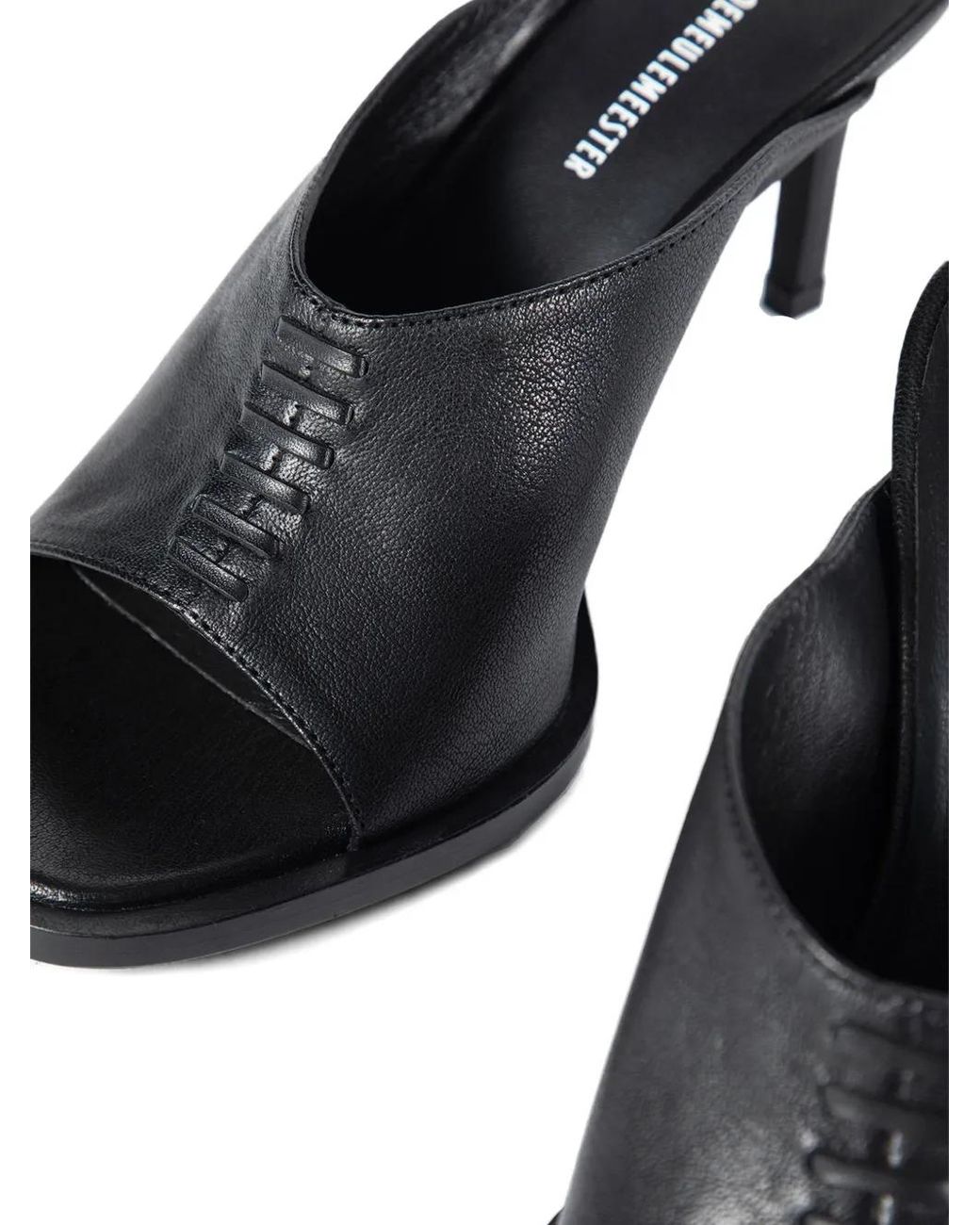 Ann Demeulemeester Black Siti Mid Heeled Sandals