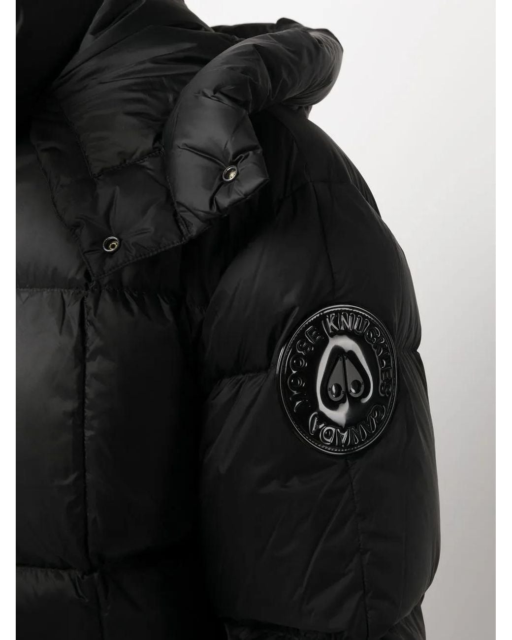 Moose Knuckles Black 125th Street Bomber for men