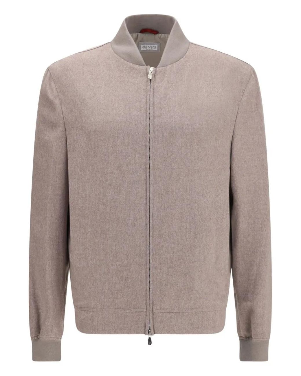 Brunello Cucinelli Gray Cashmere Jacket for men