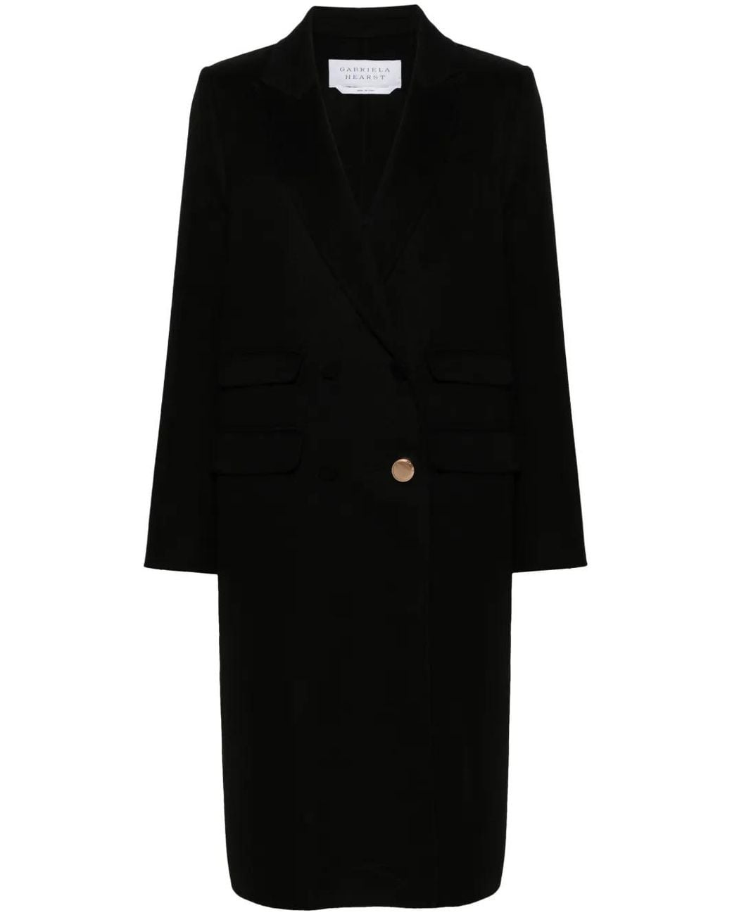 Gabriela Hearst Black Reed Coat
