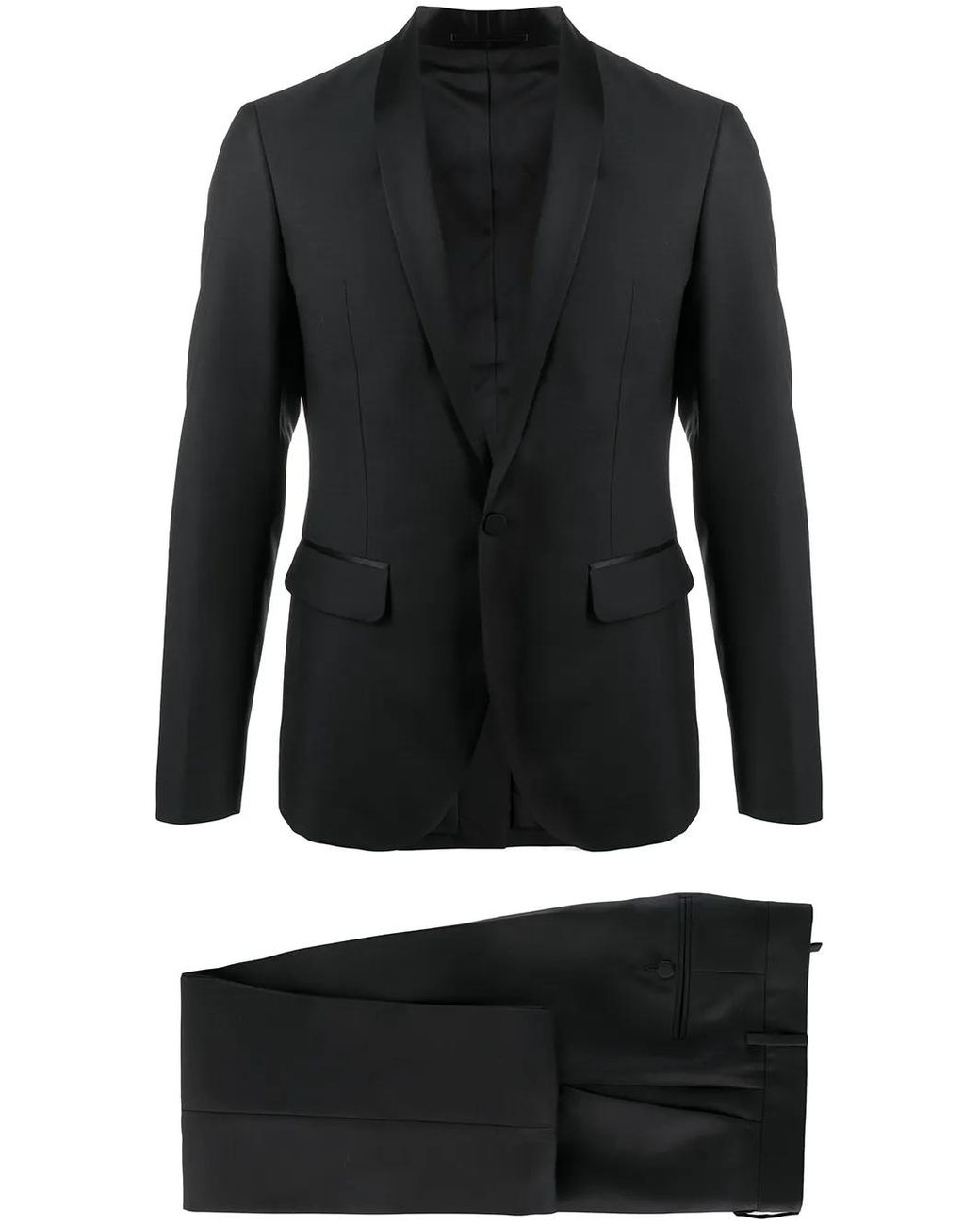 DSquared² Black Two-Piece Formal Suit for men