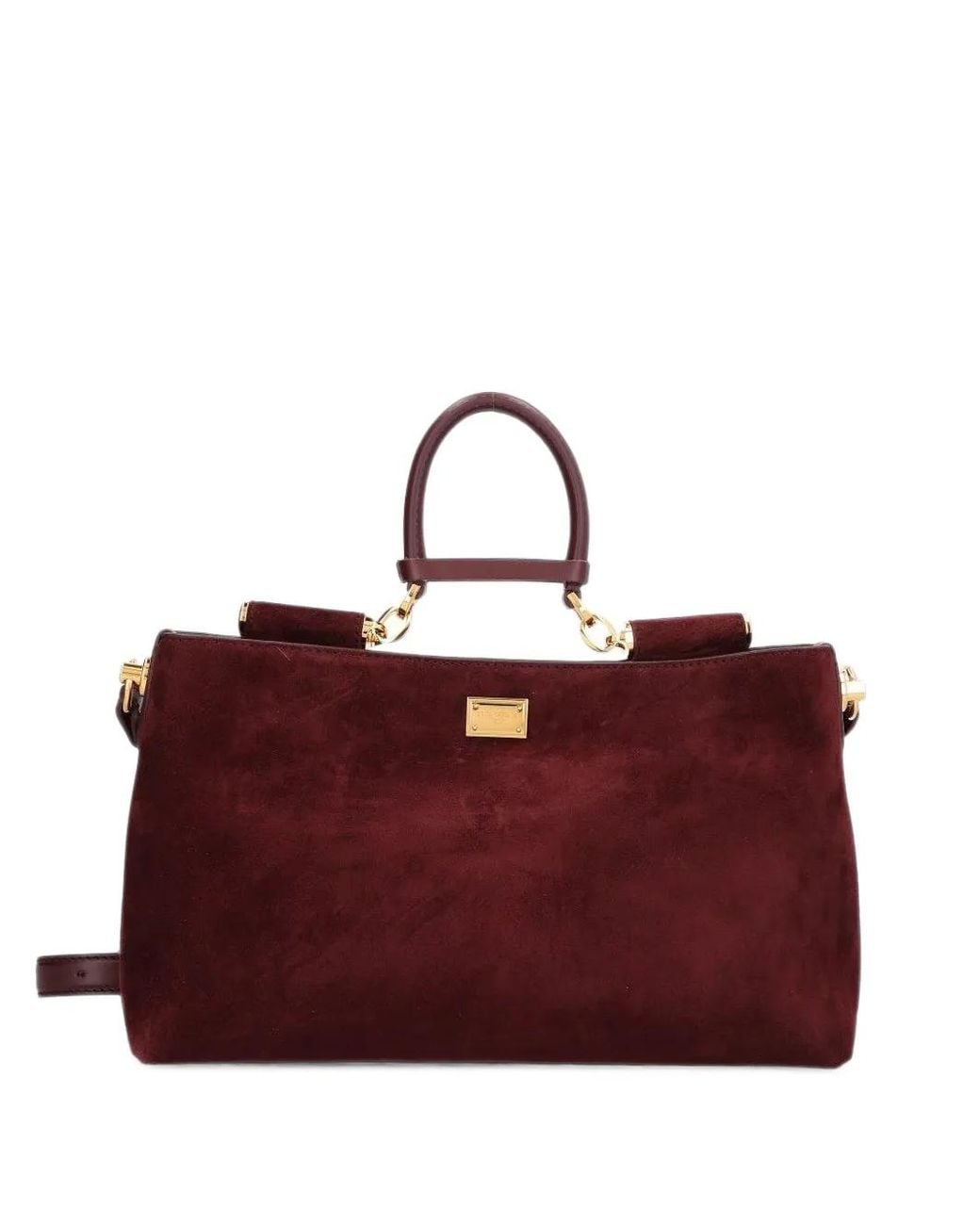 Dolce & Gabbana Purple Sicily Leather Shoulder Bag