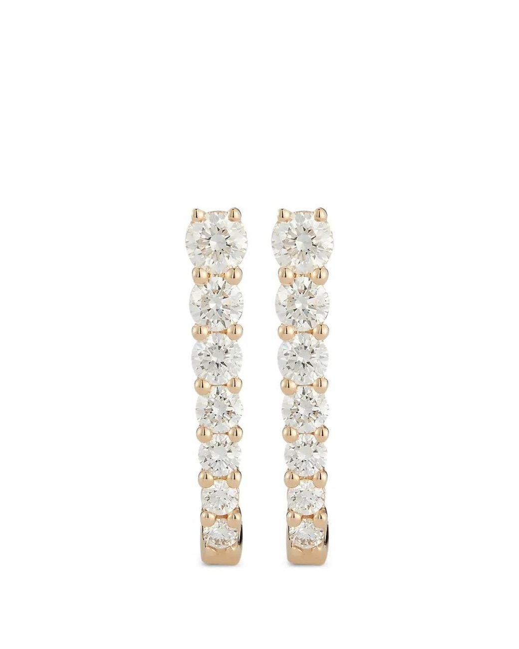Dana Rebecca White Ava Bea Diamond Hoop Earrings