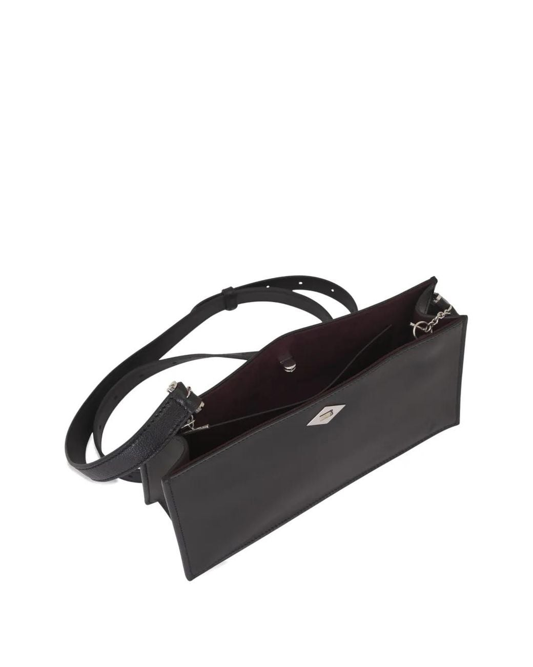 Metier White Ease 28 Leather Clutch