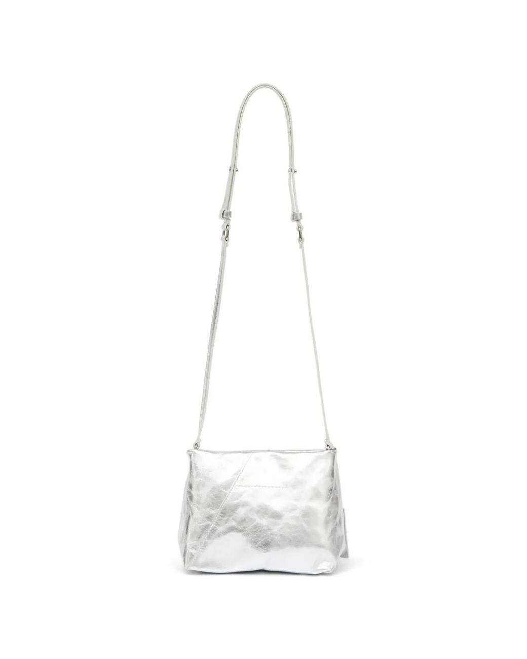 MM6 by Maison Margiela White Folded Japanese Shoulder Bag