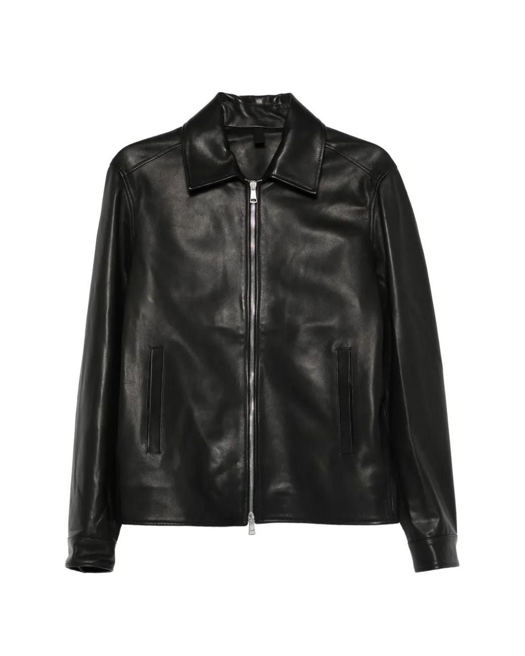 Tagliatore Jack Met Ritssluiting in het Black voor heren