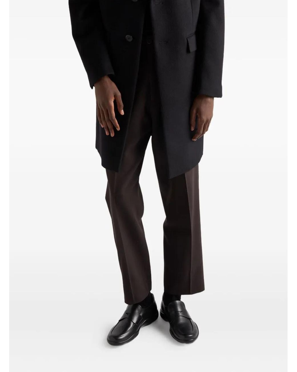 Mocassini di Prada in Black da Uomo