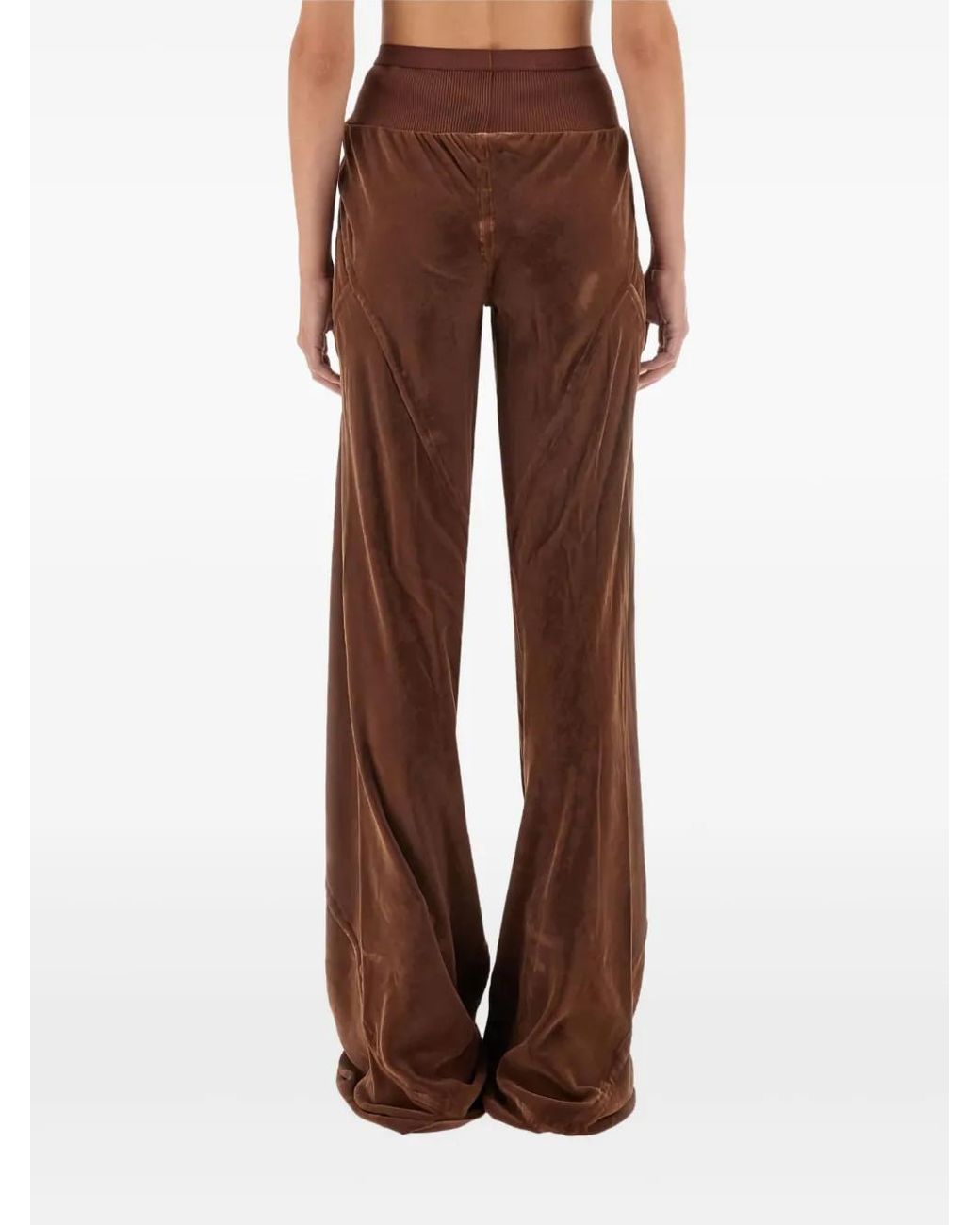 Rick Owens Brown Concordians Bias Trousers