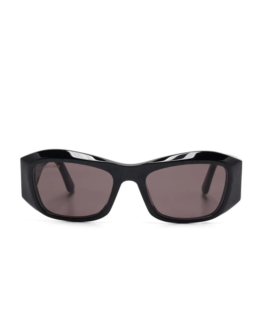 Balenciaga Black Signature Square Af Sunglasses