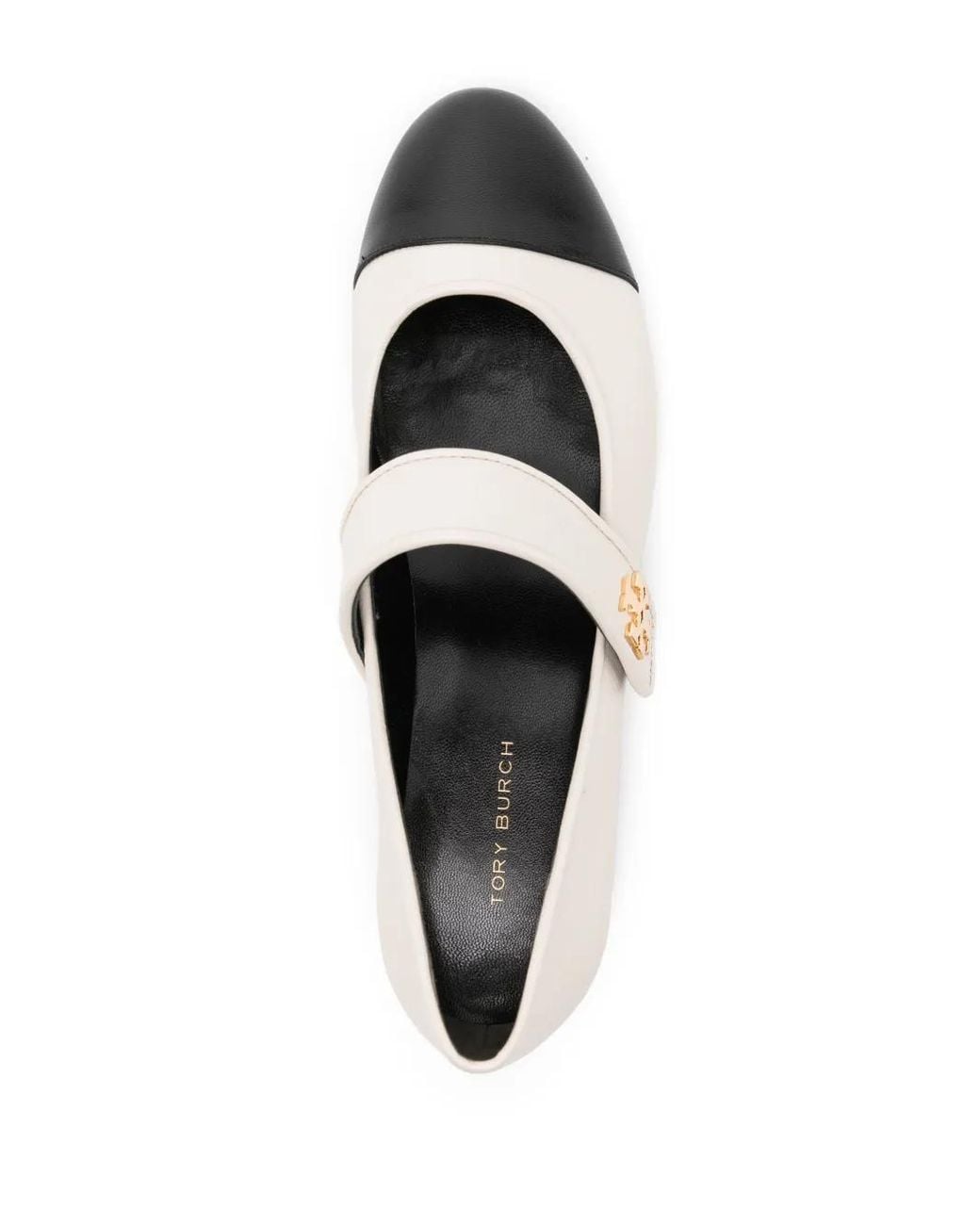 Tory Burch White Mary Jane Ballet Shoes
