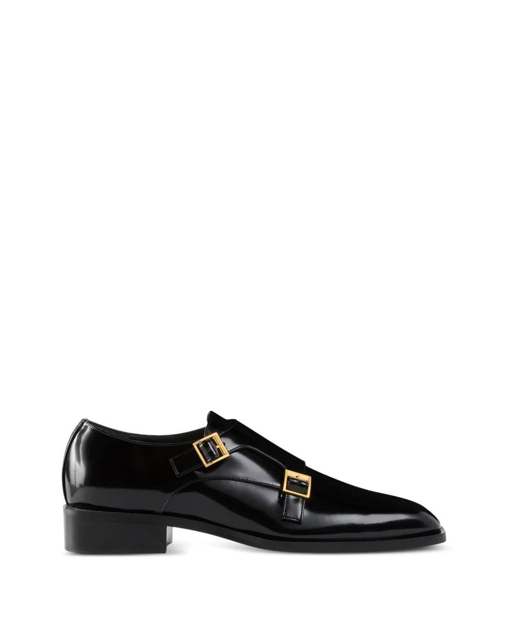 Giuseppe Zanotti Black Donnie Double Monk-Strap Shoes for men