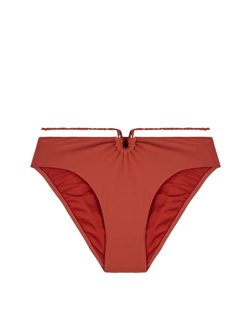 Aubade Red Bas De Bikini Summer Journey Tressé