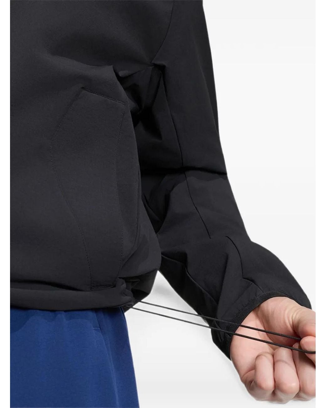 Adidas Blue City Tech 3-Stripes Track Top for men