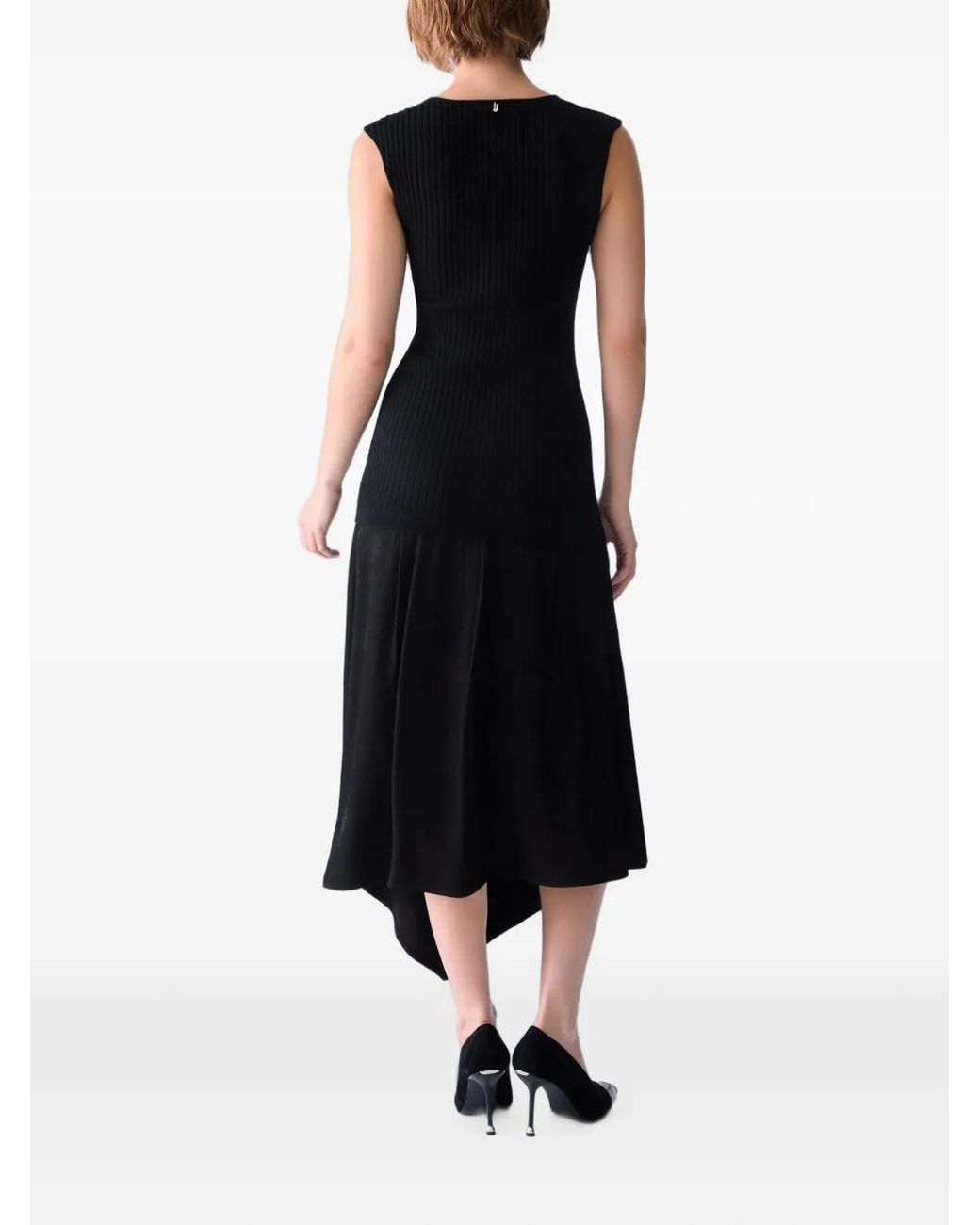 Liu Jo Black Dress With Jewel Embroidery