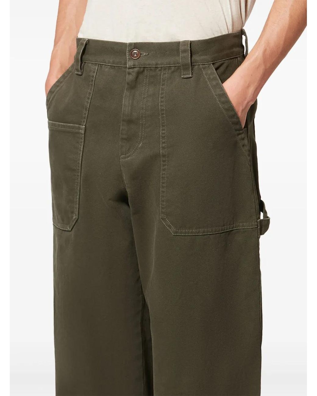 Isabel Marant Green Ablo Trousers for men