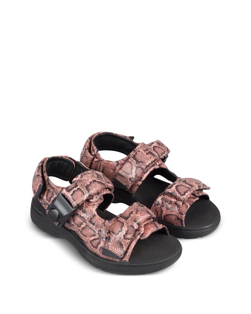 Clarks Brown X Martine Rose Down Sandals