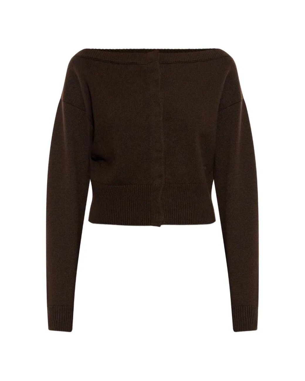Tom Ford Black Boat-Neck Cardigan