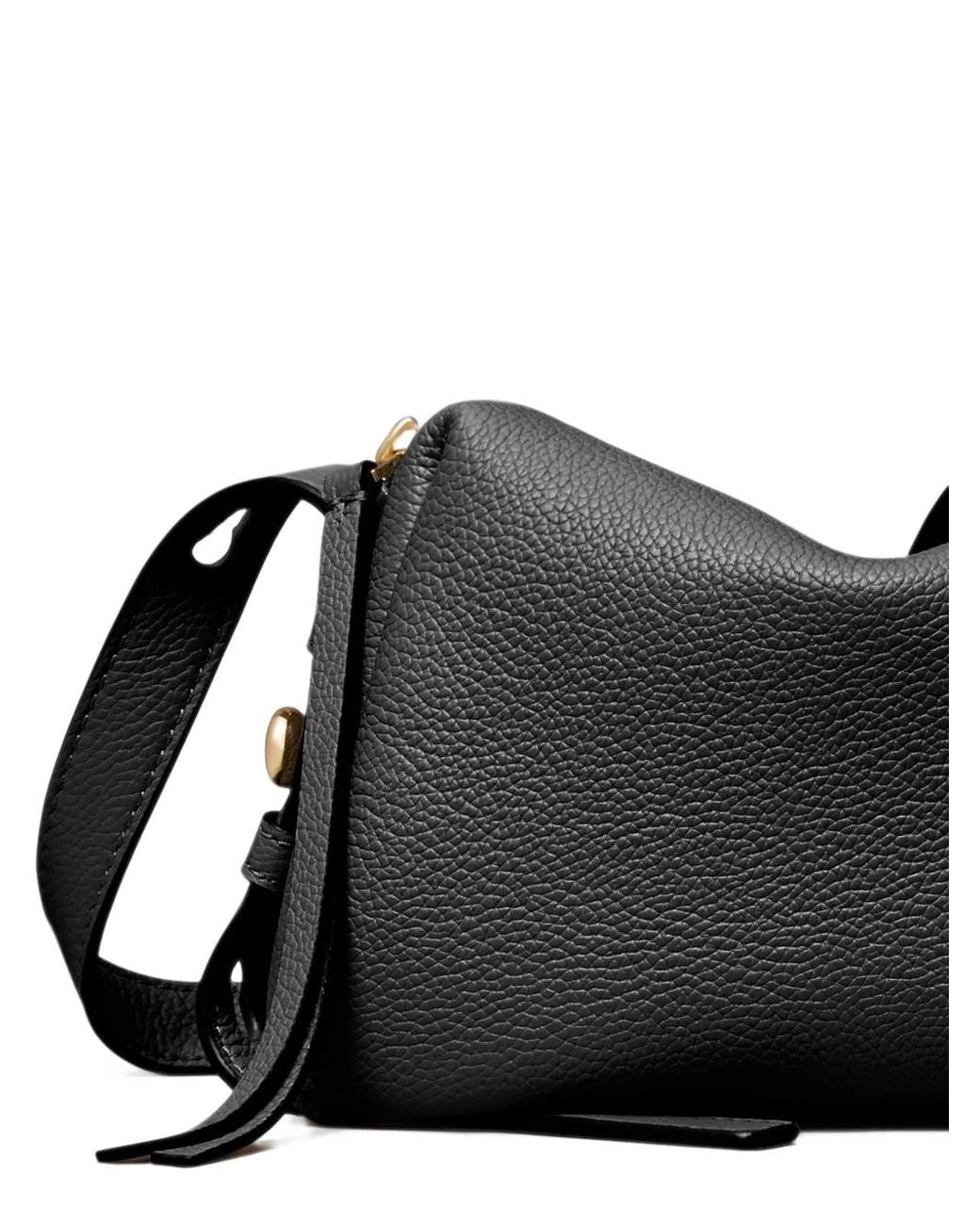 Tory Burch Black Romy Soft Crossbody Bag